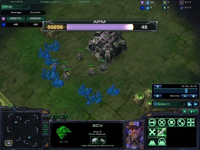starcraft apm