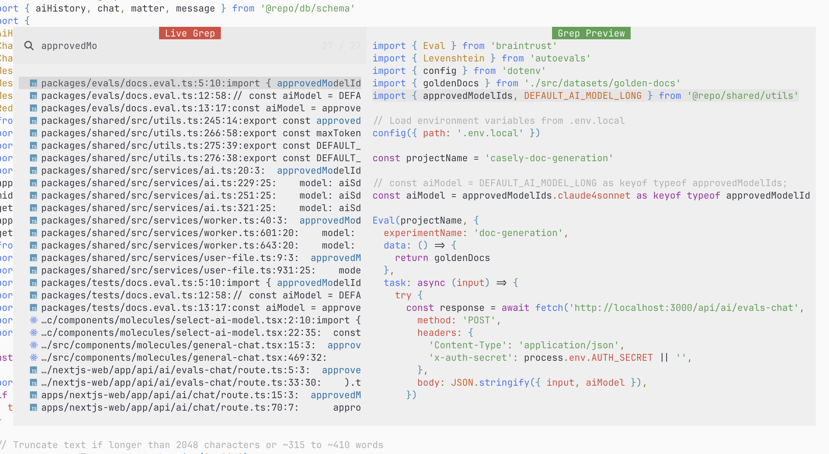 grep