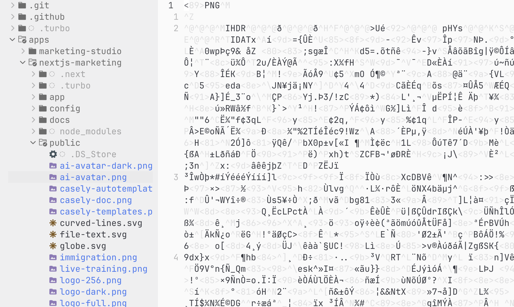 vim rendering an image lol